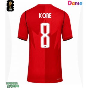 Canada Ismael Kone #8 Replika Hjemmebanetrøje Dame VM 2026 Kortærmet